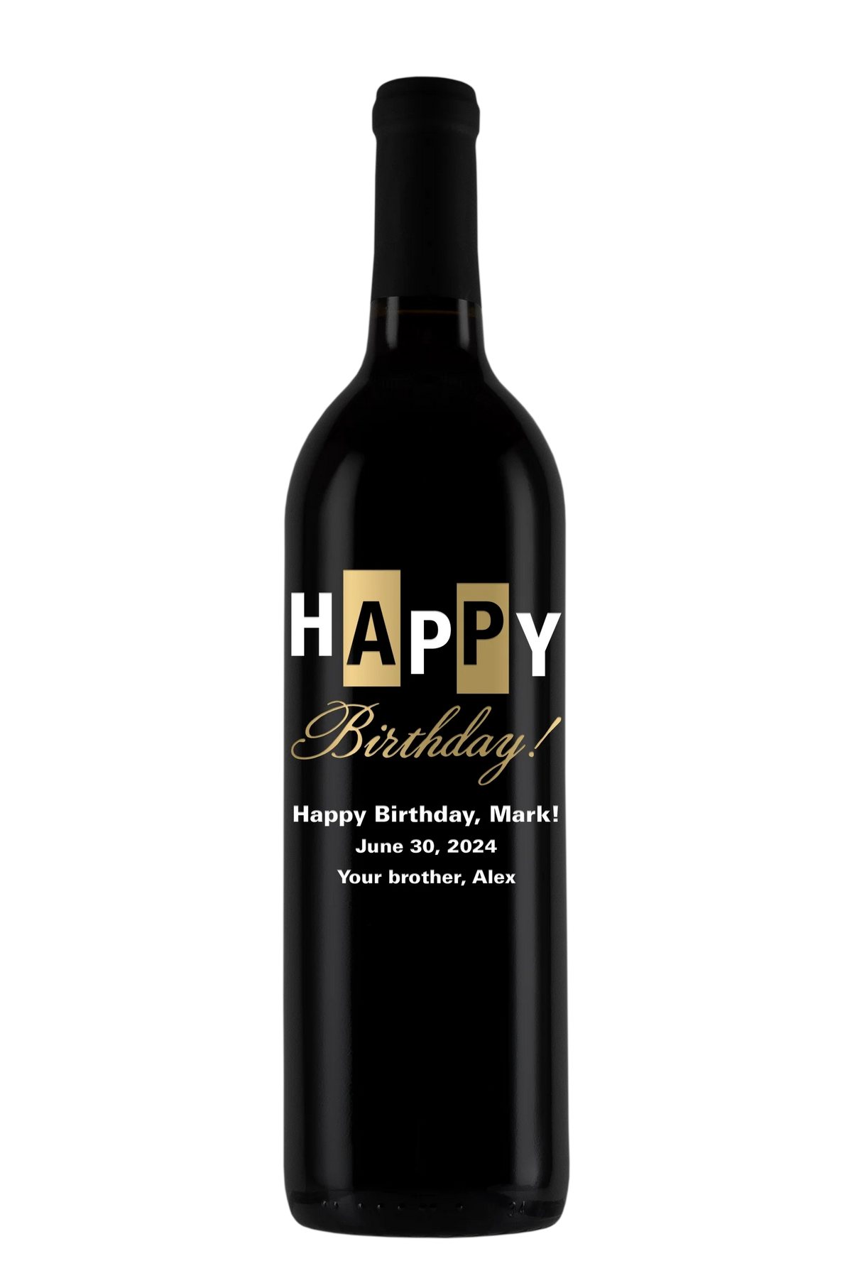 Happy Birthday Bold Gold