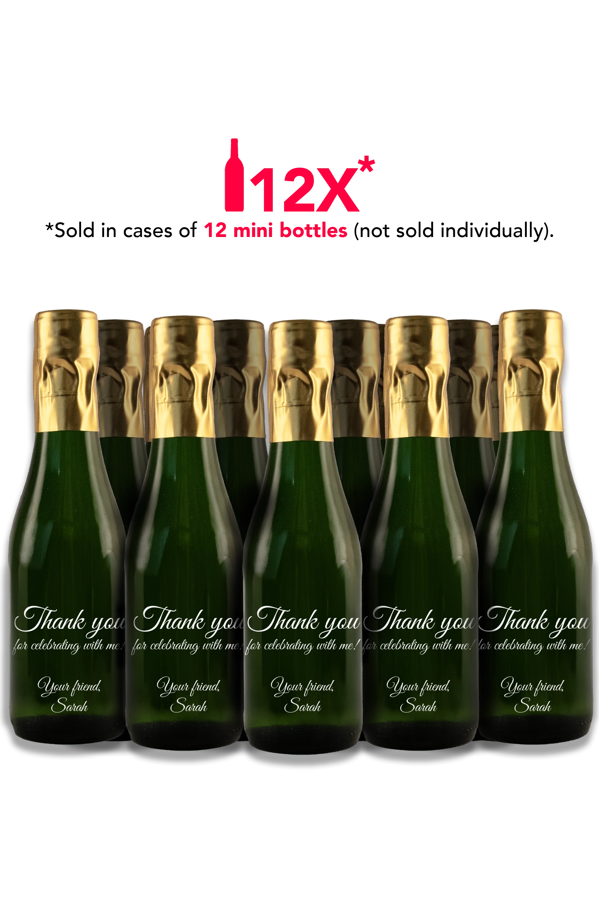 Custom Text Mini (Case of 12)