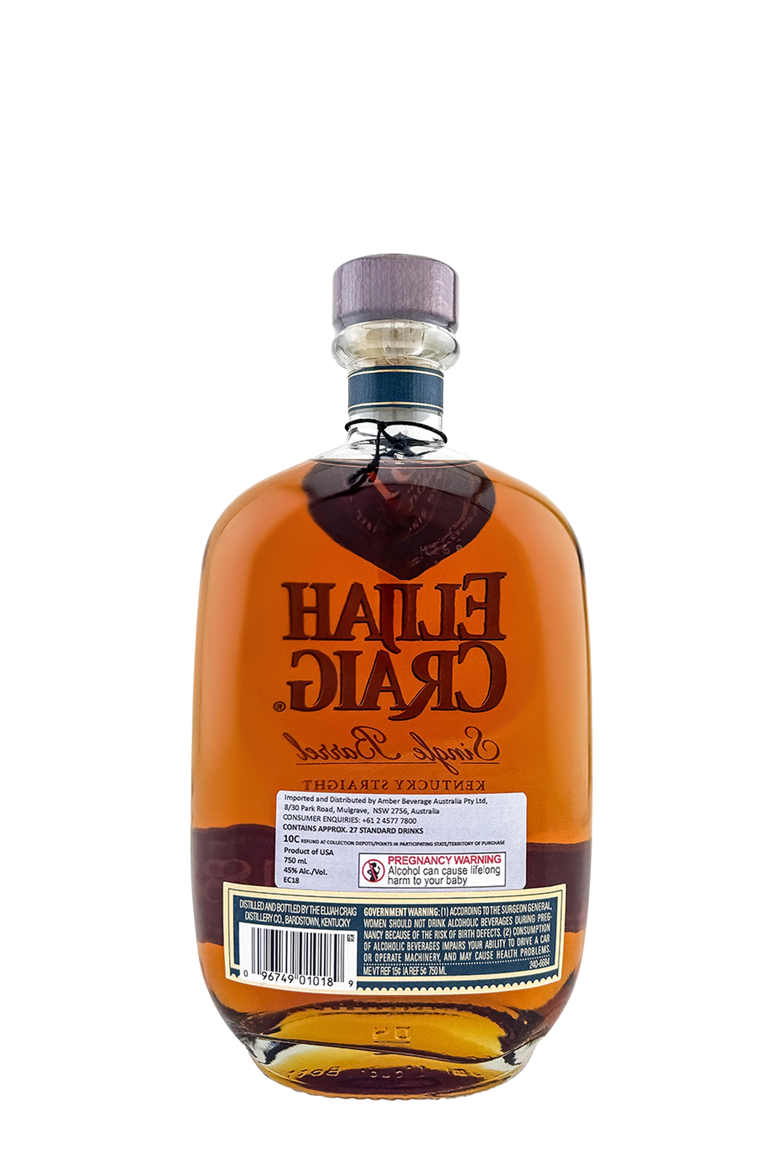 Elijah Craig 18-Year-Old Single Barrel