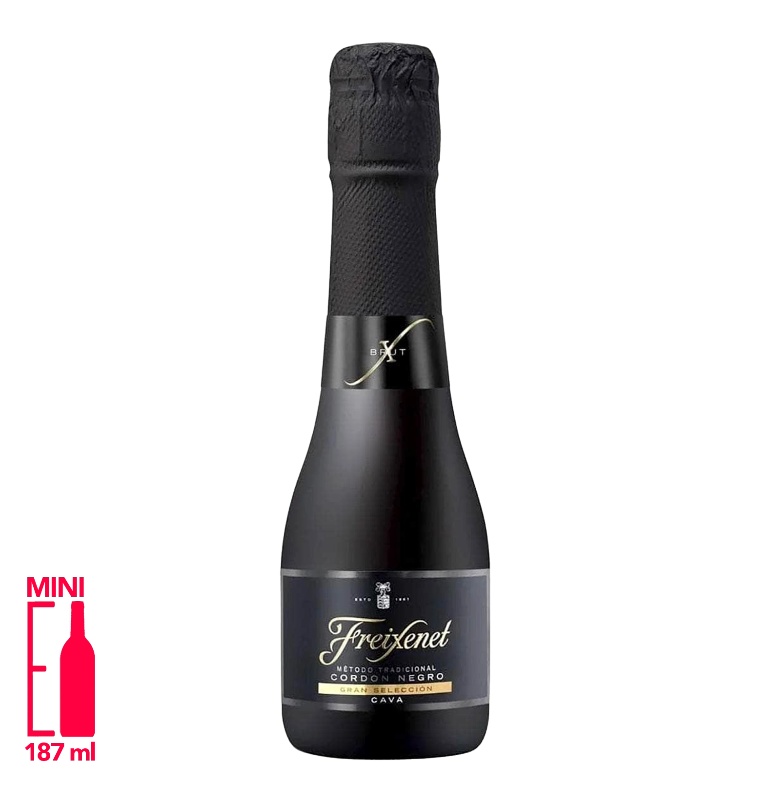 Freixenet Cordon Negro Brut mini (Case of 12)