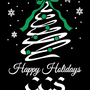 Holiday Tree Swirl Green Corporate