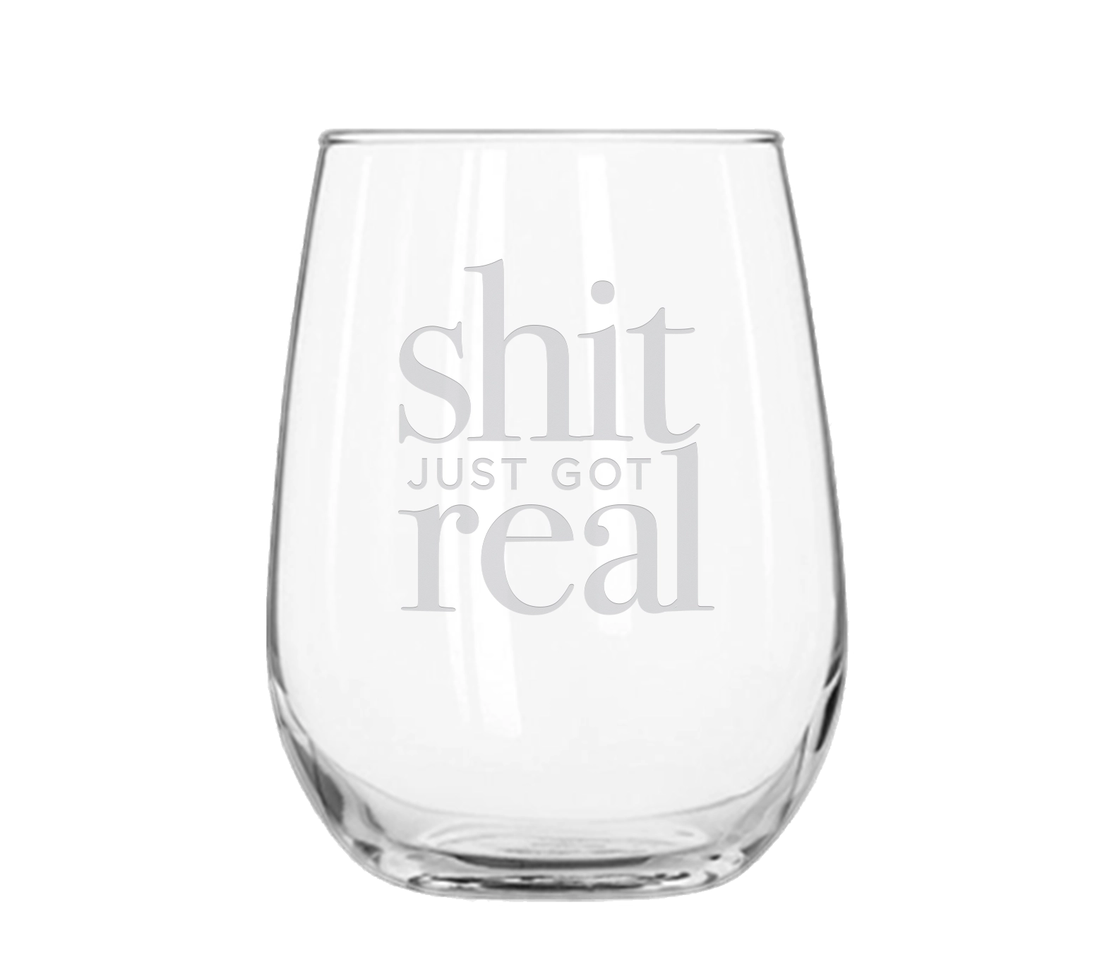 Stemless Wine Glass