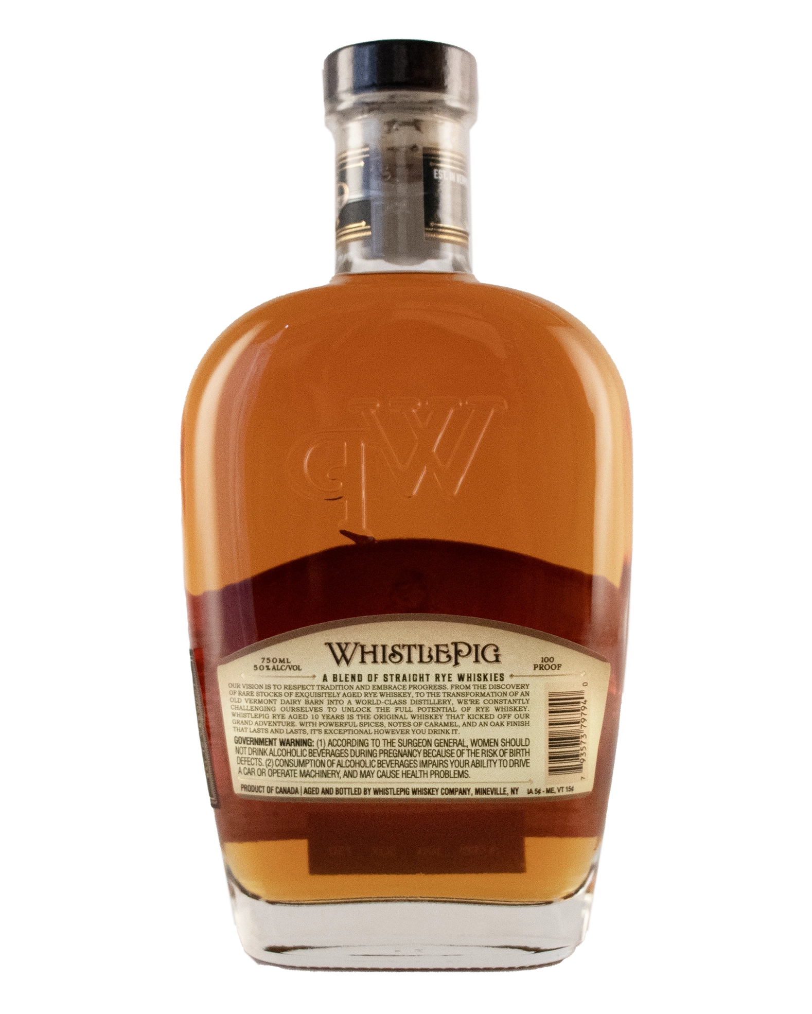 WhistlePig 10 Year Small Batch Rye Whiskey