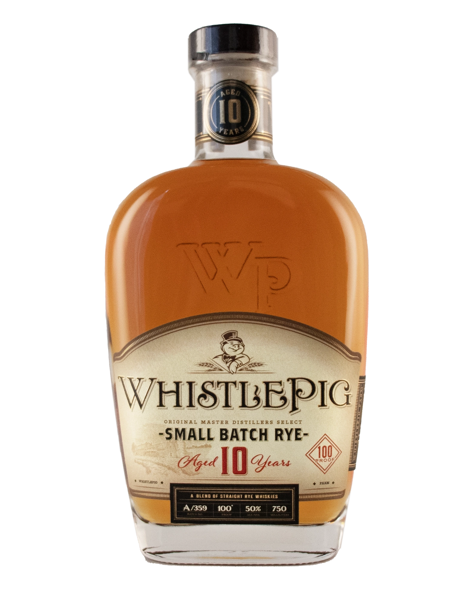 WhistlePig 10 Year Small Batch Rye Whiskey