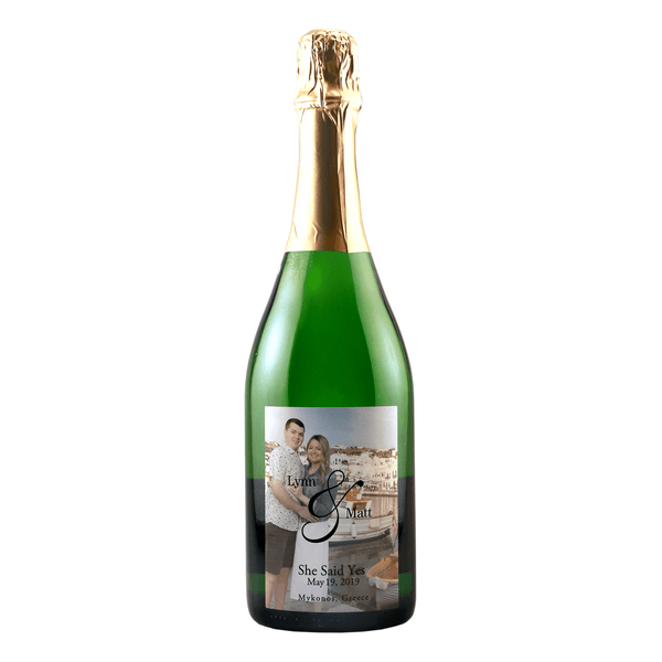 Champagne Bottle Edible Label - EatYourPhoto