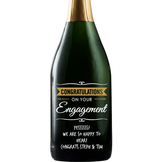 Champagne Engagement Gift: From Proposal to Toast