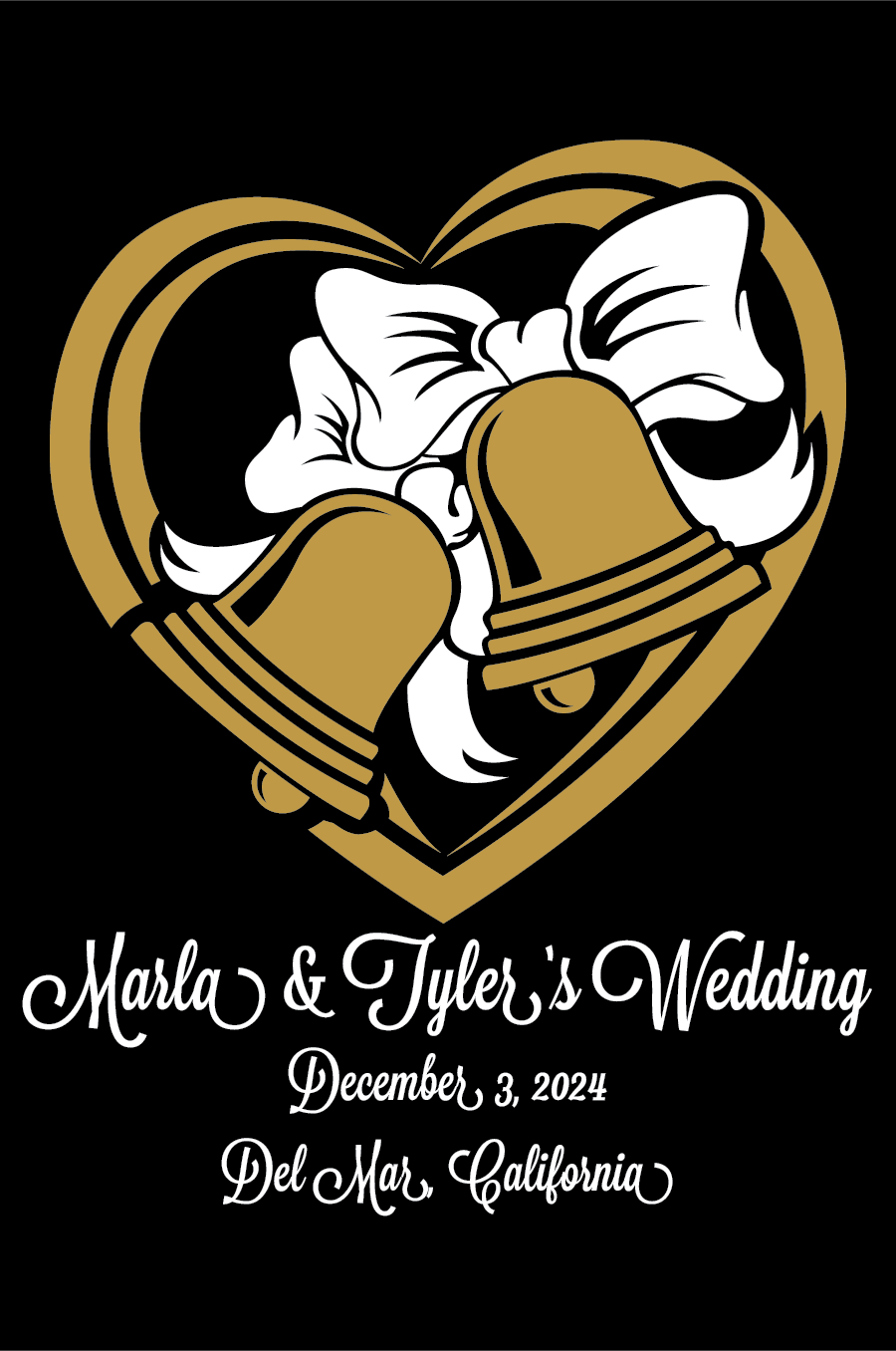 Wedding Bells Heart