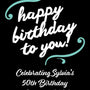 Happy Birthday Script
