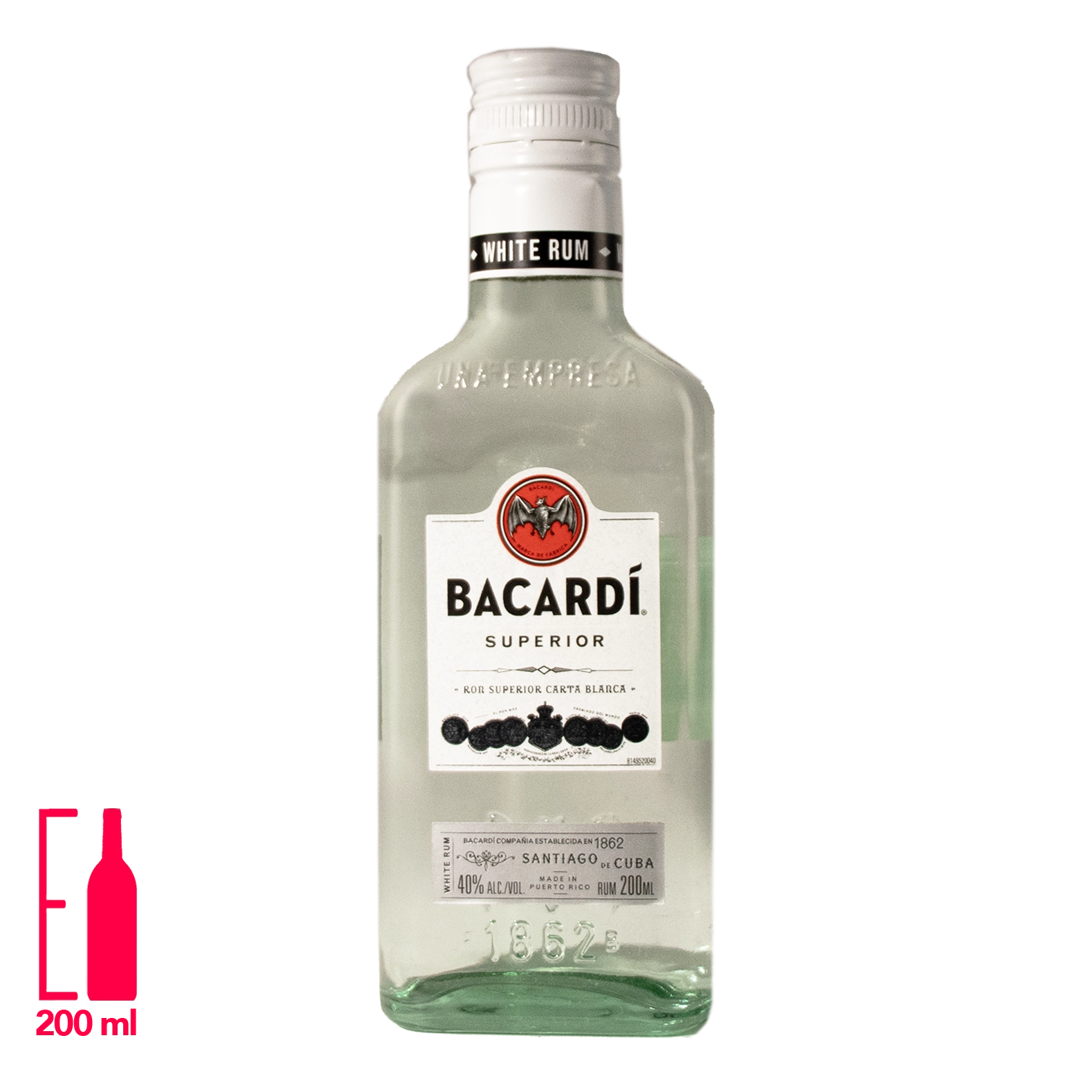 Bacardi Superior White Rum Mini (Case of 12)