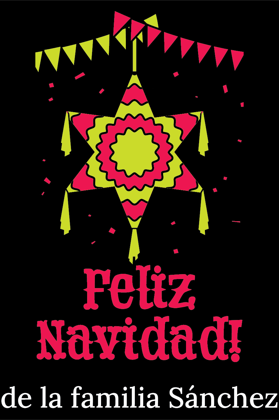 Feliz Navidad Piñata (Spanish)