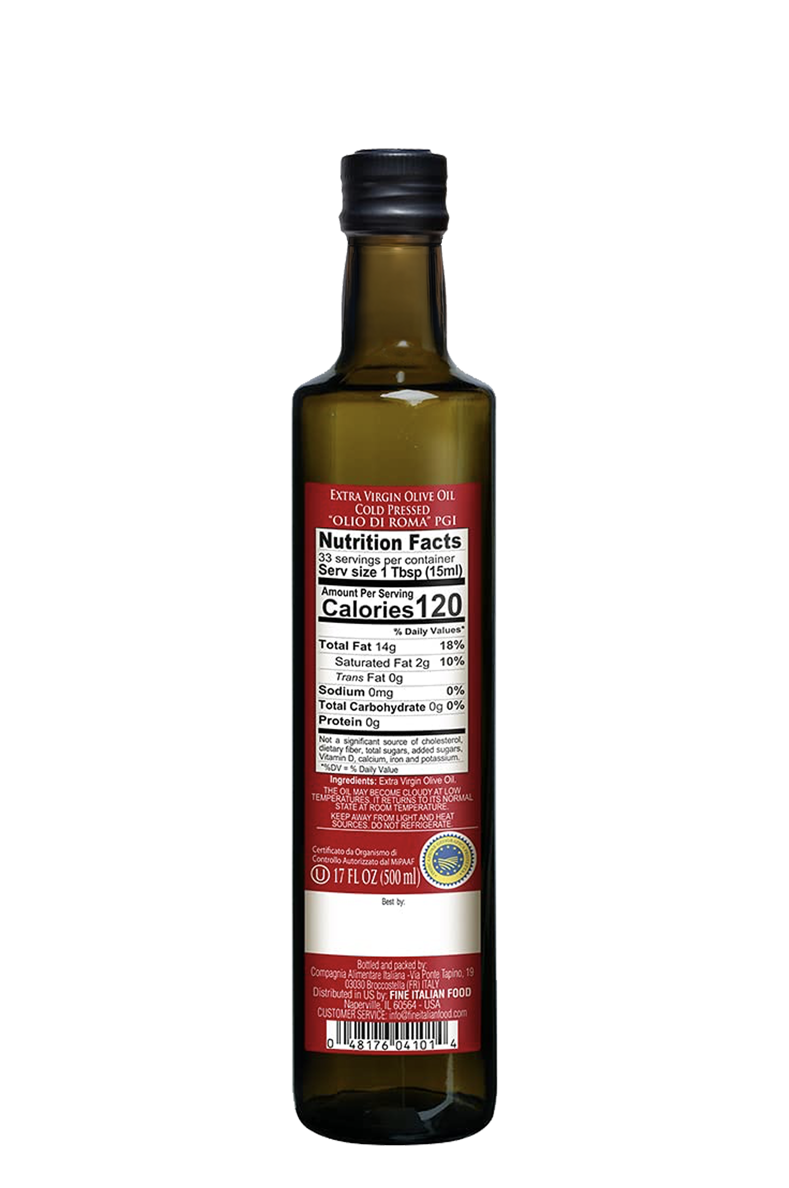 Extra Virgin Olive Oil (EVOO)