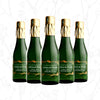 Personalized mini champagne wedding favors by Etching Expressions