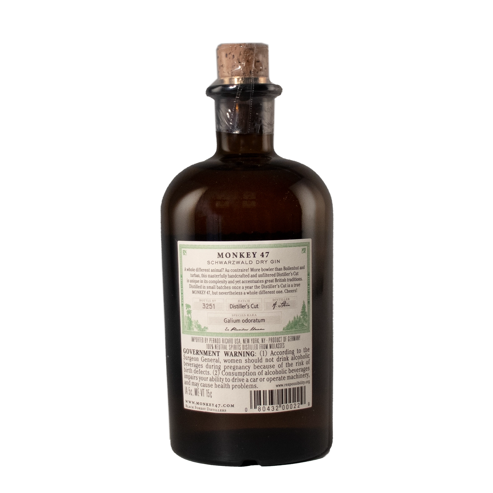 Monkey 47 Distiller's Cut Gin (Half Size)