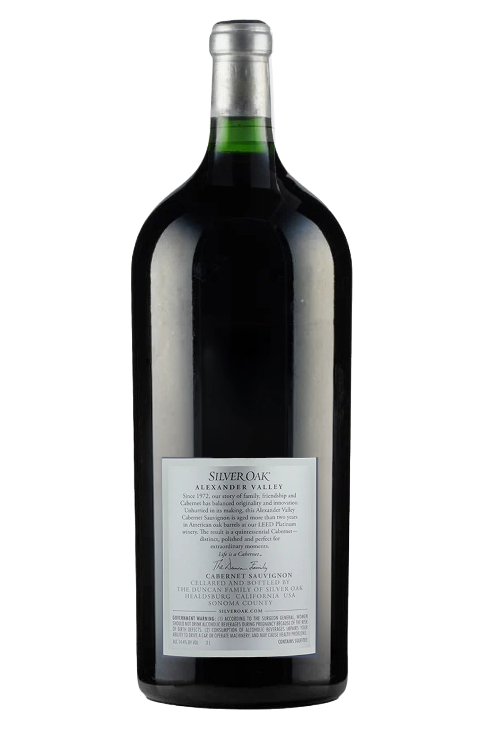 Silver Oak Cabernet Sauvignon Alexander Valley 6L