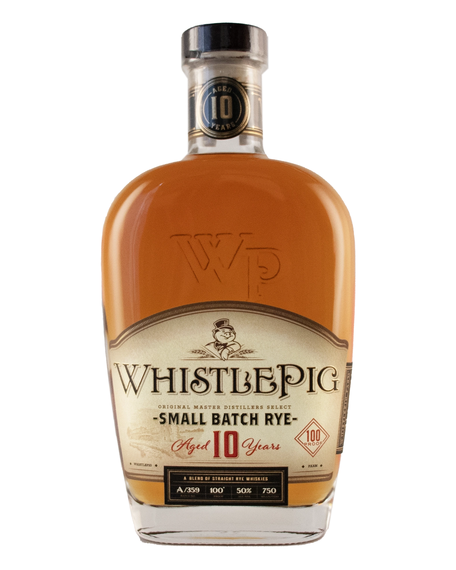 Whistlepig 10 Year Small Batch Rye Whiskey