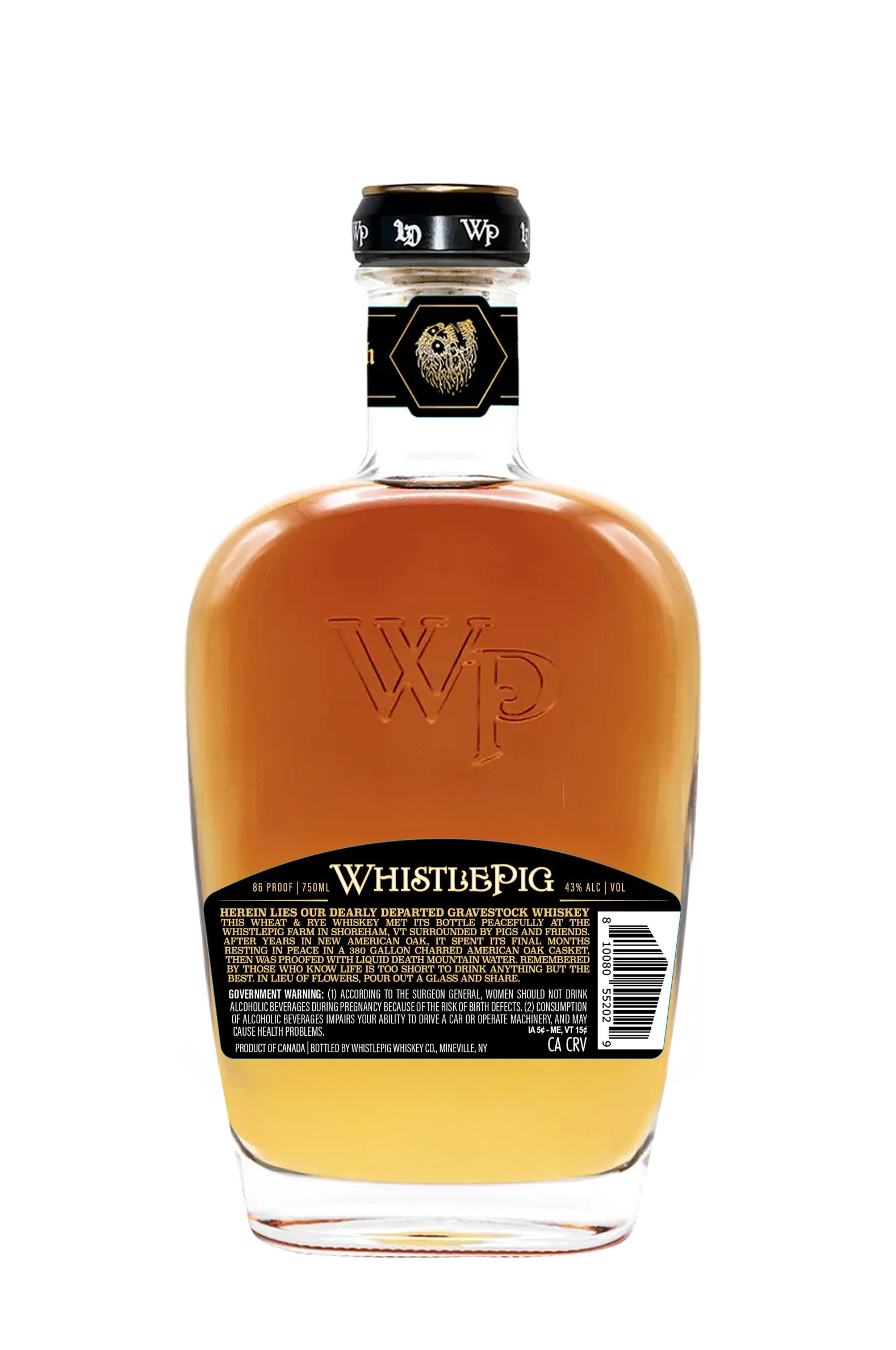 Whistlepig GraveStock Wheat Whiskey