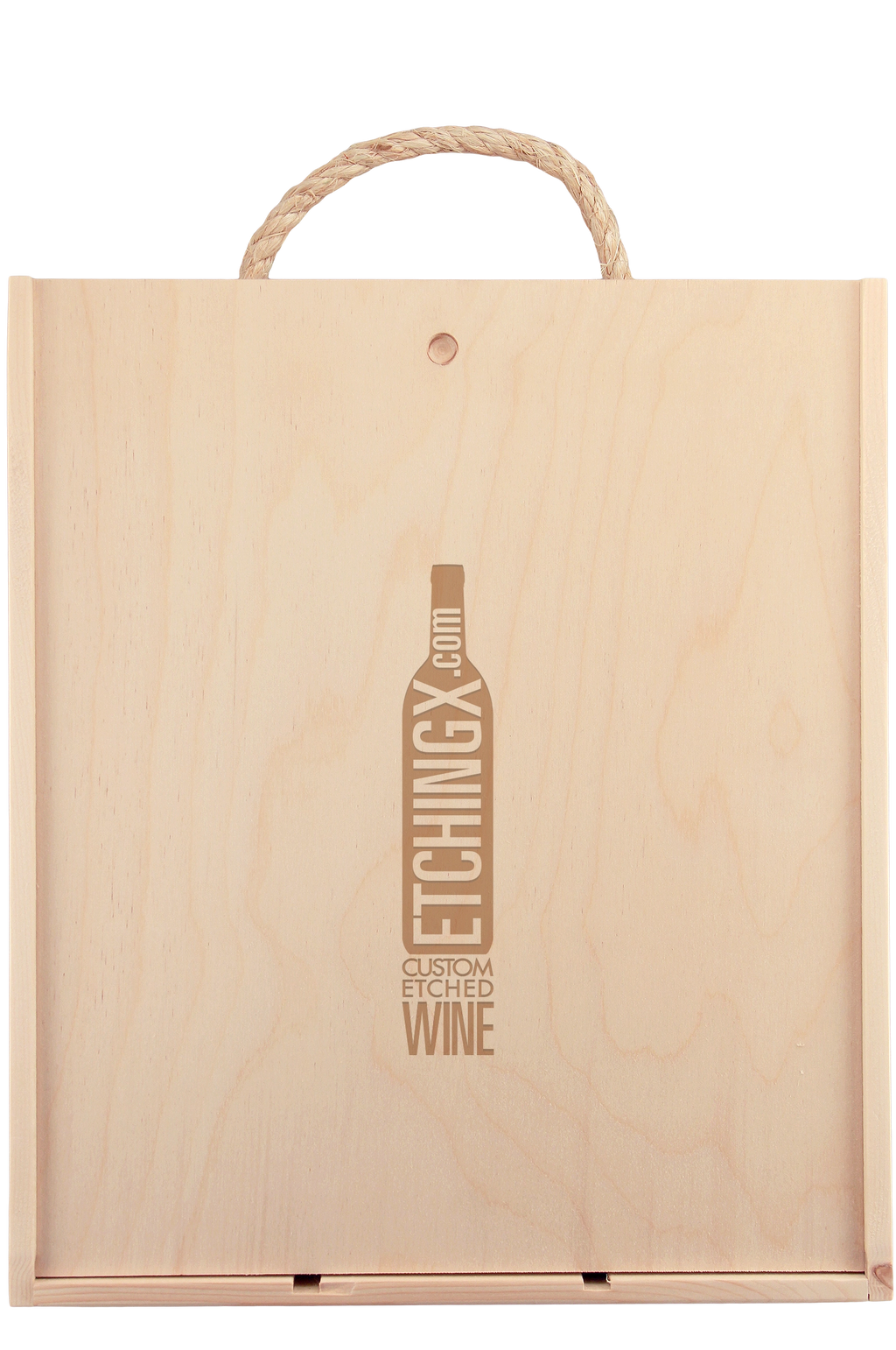 Personalized Etched Wine Gifts - Triple Wood Box - High Quality