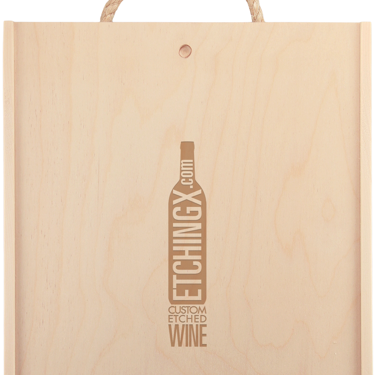 Personalized Etched Wine Gifts - Triple Wood Box - High Quality
