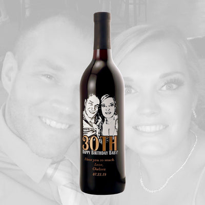 Red Wine - Upload Your Own Birthday Photo!