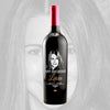 custom etched photo on wine bottle for 50th birthday gift by Etching Expressions