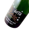 Happy 60th Birthday personalized engraved champagne gift by Etching Expressions