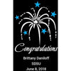 Personalized Champagne - Congratulations Fireworks