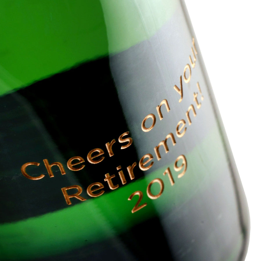 Champagne - Custom Retirement Text