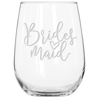 Stemless Wine Glass - Bridesmaid Designs