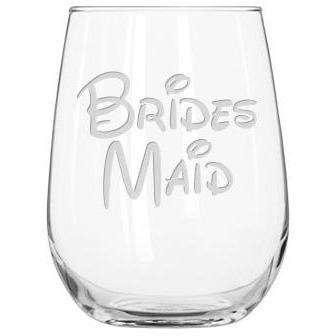 Stemless Wine Glass - Bridesmaid Designs