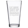 Pint Glass - Groomsmen Designs