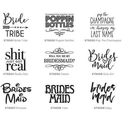 Stemless Wine Glass - Bridesmaid Designs
