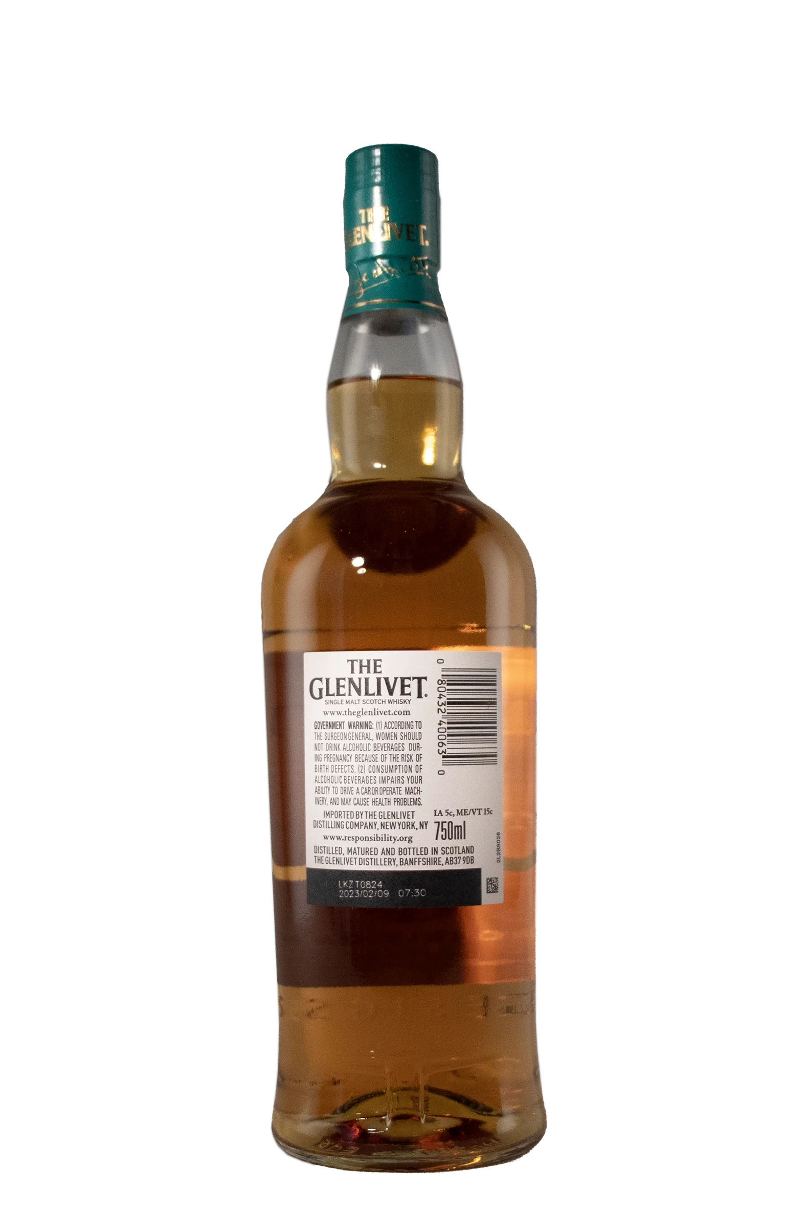 Glenlivet 12 year Double Oak Scotch