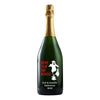 Here for the Boos custom etched champagne bottle Halloween gift by Etching Expressions