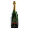 Happy Holidays starry Christmas tree corporate champagne gift by Etching Expressions