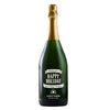 Wishing You a Happy Holiday with company logo champagne gift by Etching Expressions