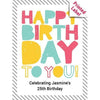 Fun Birthday Label