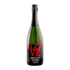 Love Square custom engraved champagne bottle gift for Valentine's Day by Etching Expressions
