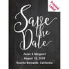 Personalized White Wine - Save the Date Label