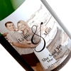 Champagne - Custom Label with your Engagement Photo!