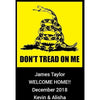 Personalized Champagne - Don't Tread on Me