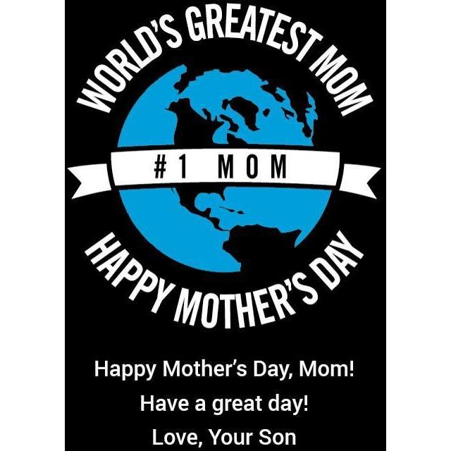 World's Greatest Mom Happy Mother's Day gift personalized etched beer growler by Etching Expressions