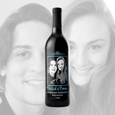 Red Wine - Upload Your Own Wedding Photo!