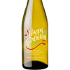 Personalized White Wine - Happy Birthday to You
