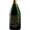 Personalized Champagne - Custom Anniversary Message