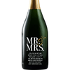 Personalized Champagne - Mr & Mrs Contemporary