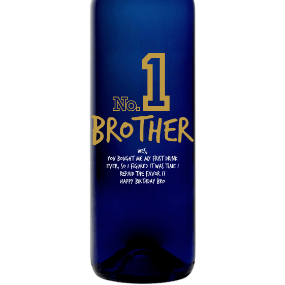 Personalized Blue Bottle - #1