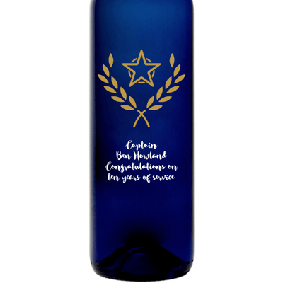 Blue Bottle - Golden Wreath