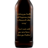 Personalized Beer Bottle Gift - Customize your text