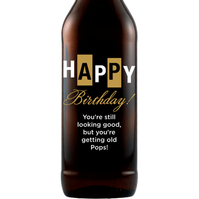 Beer - Happy Birthday Bold