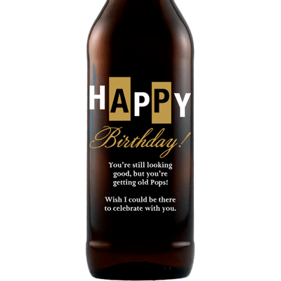 Beer - Happy Birthday Bold